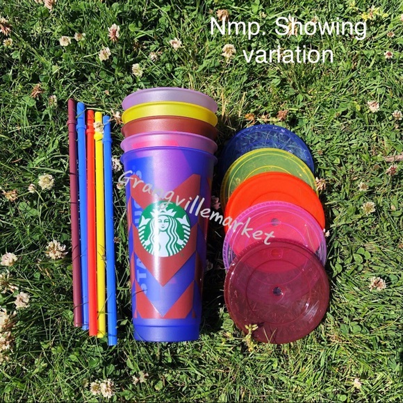 💖Starbucks🌈reusable cold cups - Picture 2 of 3